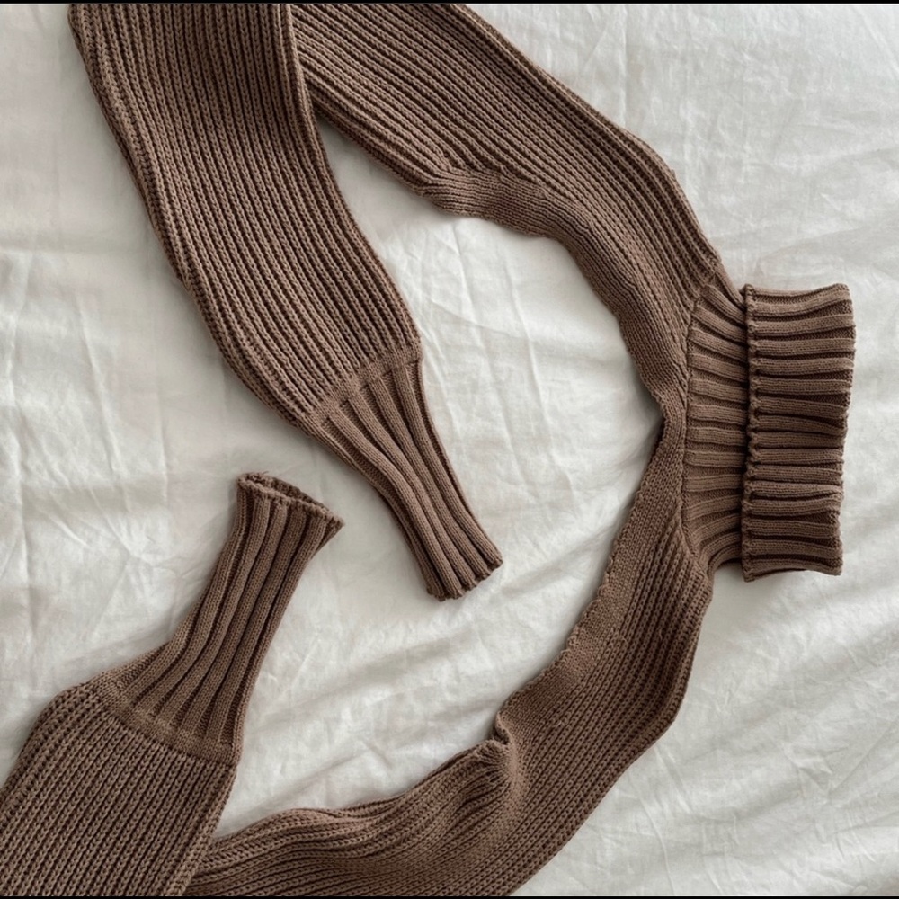 Nude SHRUG knit crop top